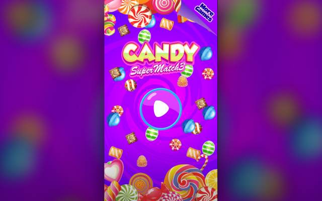 Candy Match 3 browser game cover
