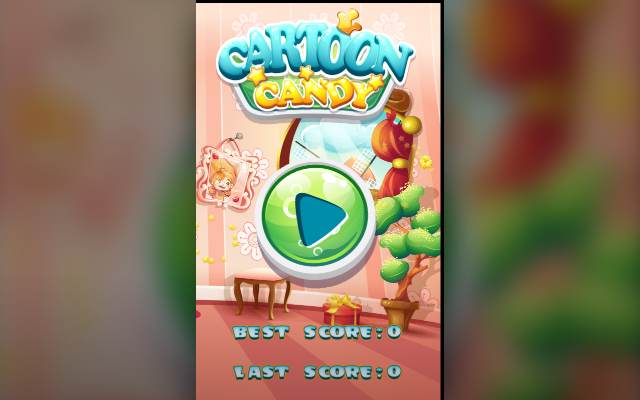 Cartoon Candy Match 3 browser game cover