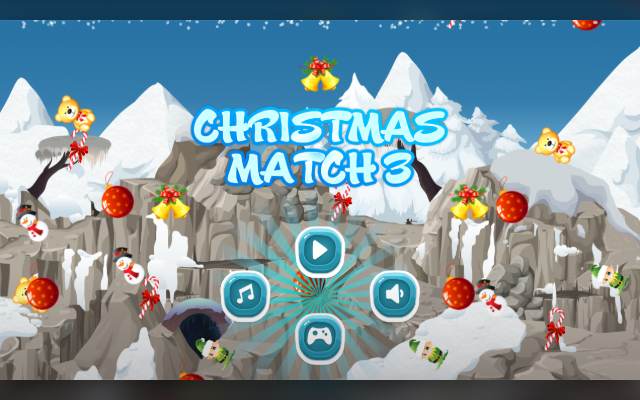 Christmas Match browser game cover
