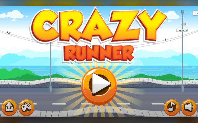 Crazy Runner browser game cover