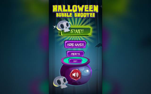 Halloween Bubble Shooter browser game cover